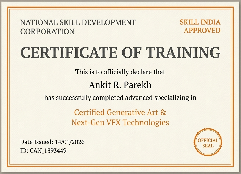Govt. Certified Certificate